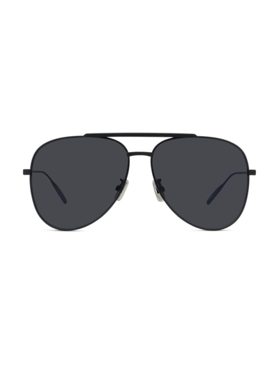 Shop Givenchy Men's Gvspeed 59mm Pilot Sunglasses In Matte Black Smoke Mirror