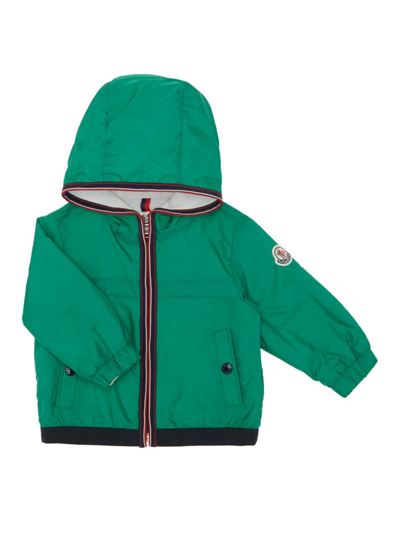Shop Moncler Baby's & Little Kid's Anton Nylon Windbreaker Jacket In Dark Green