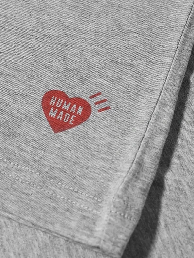 Shop Human Made 3-pack T-shirt Set With Logo In Grey