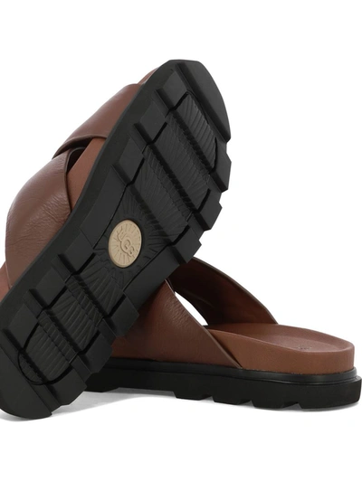 Shop Ugg "capitola" Sandals In Brown
