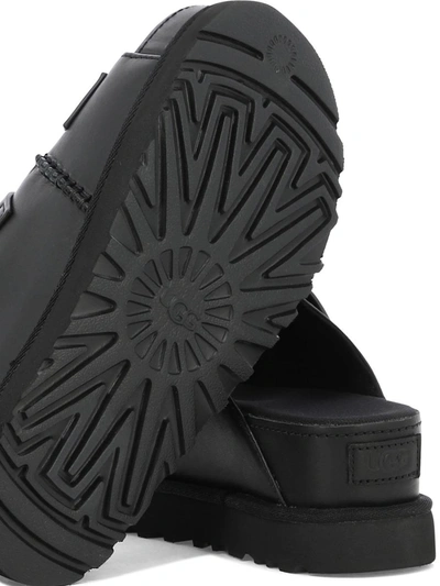 Shop Ugg "goldenstar" Sandals In Black