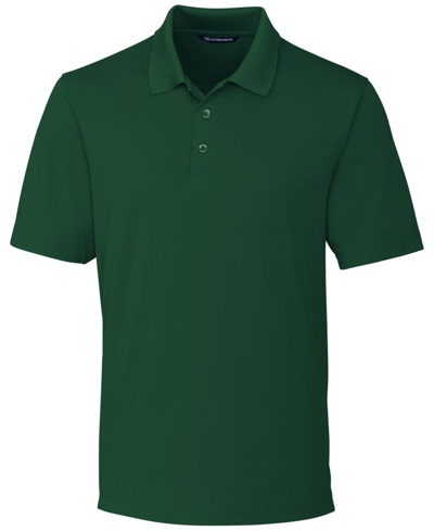 Shop Cutter & Buck Men's Forge Solid Performance Polo Shirt In Hunter