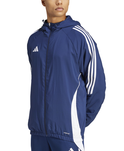 Adidas Originals Mens Adidas Tiro24 Training Jacket In Team Navy,wht