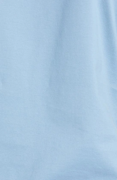 Brunello Cucinelli Round Neck Cotton T-shirt In Blue