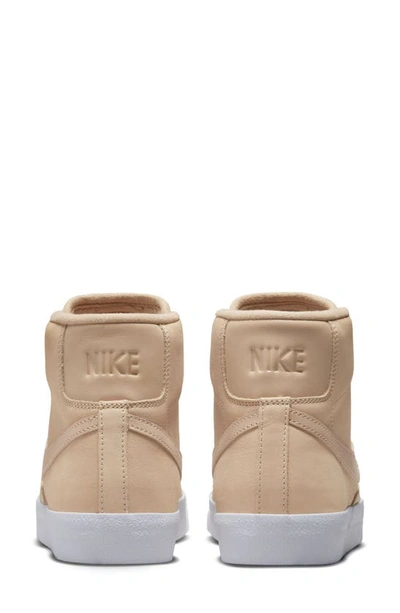 Nike Blazer Mid '77 Prm Sneaker In Vachetta Tan/ Tan/ White