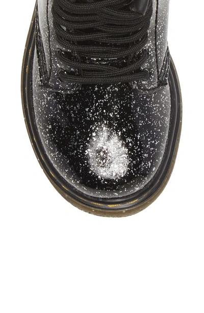 Dr. Martens 1460 Glitter Boots In Black