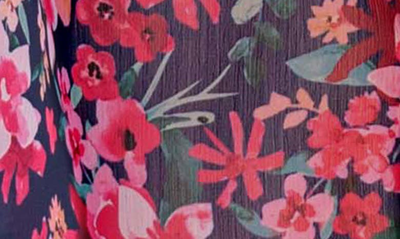 Kut From The Kloth Jasmine Top In Libourne-navy/ Pink
