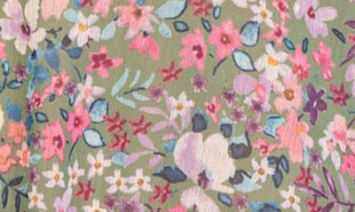 Kut From The Kloth Jasmine Chiffon Button-up Shirt In Potenza-cactus