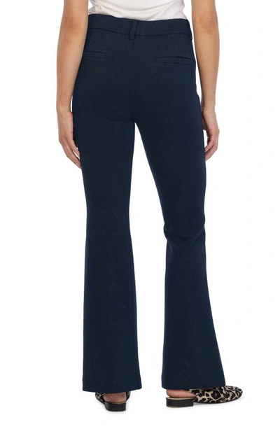 Shop Kut From The Kloth Ana Fab Ab High Waist Flare Pants In Navy