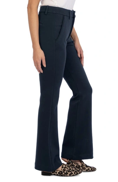 Shop Kut From The Kloth Ana Fab Ab High Waist Flare Pants In Navy