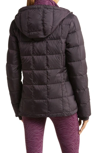 Zella Responsible Down Hooded Jacket In Purple Nebula