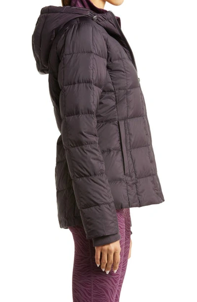 Zella Responsible Down Hooded Jacket In Purple Nebula