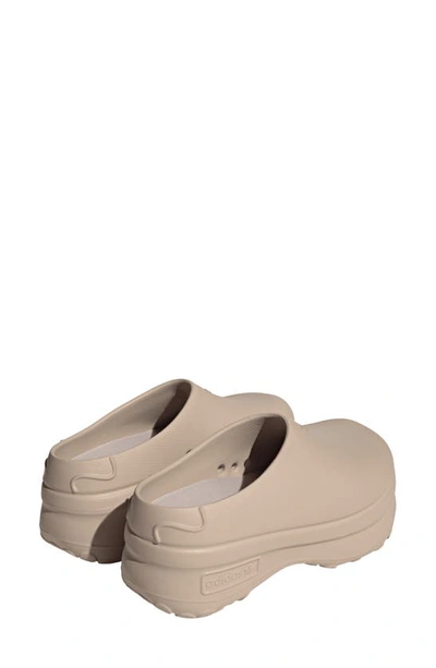 Adidas Originals Taupe Adifom Stan Smith Slip-on Loafers In Taupe/ Wonder Taupe/ Black
