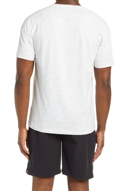 Shop Rhone Reign Training T-shirt In Gray Space Dye