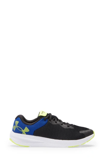 Shop Under Armour Grade School Ua Charged Pursuit Running Shoe In Black