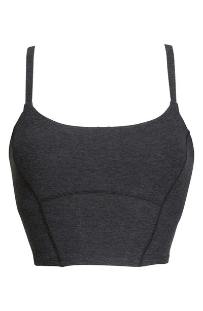 Shop Zella Restore Longline Sports Bra In Black