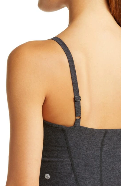 Shop Zella Restore Longline Sports Bra In Black