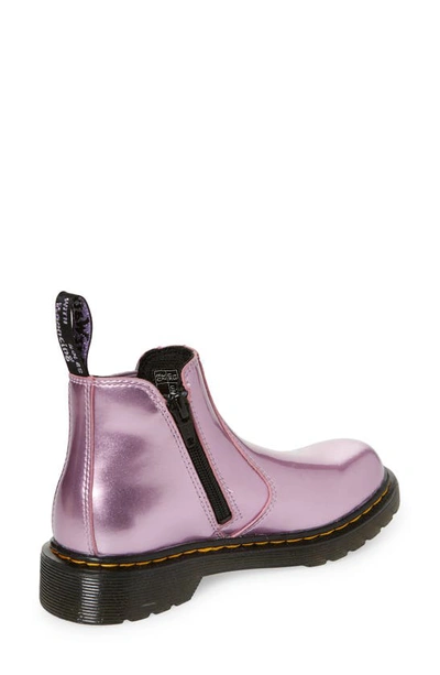 Dr. Martens' Little Girl's & Girl's 2976 Spark Chelsea Boots In Pink Lavender