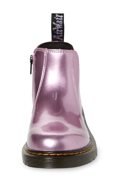 Shop Dr. Martens' 2976 Sparkle Chelsea Boot In Pink Lavender