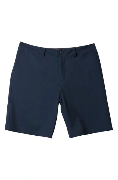 Shop Quiksilver Union Amph 20 Shorts In Navy Blazer
