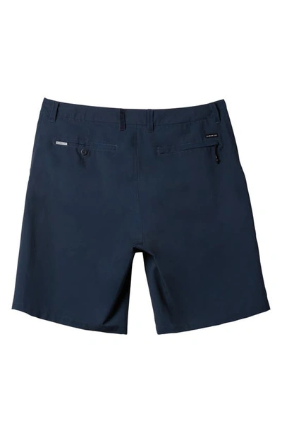 Shop Quiksilver Union Amph 20 Shorts In Navy Blazer