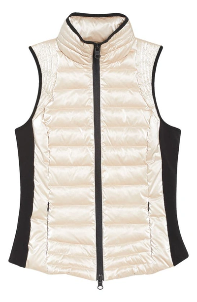 Shop Blanc Noir Breakthrough Puffer Vest In Greige