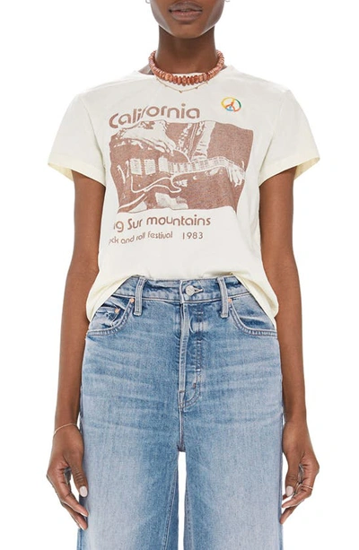 Shop Mother The Boxy Goodie Goodie Supima® Cotton Tee In Cmt - California Music Fest