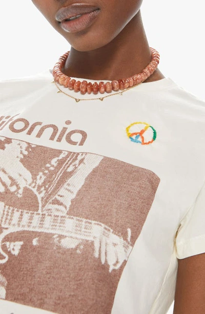 Shop Mother The Boxy Goodie Goodie Supima® Cotton Tee In Cmt - California Music Fest