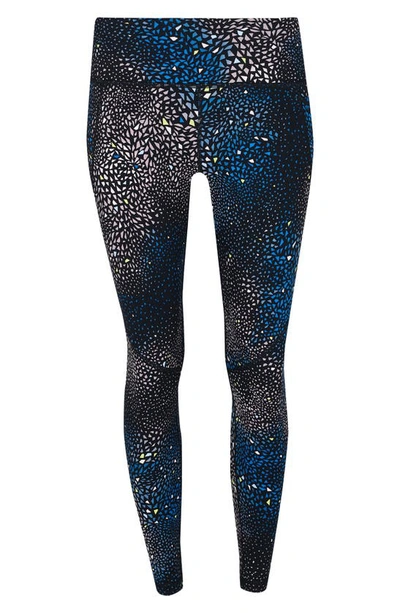 Sweaty Betty Power Pocket Workout Leggings In Black Triangle Construct Print