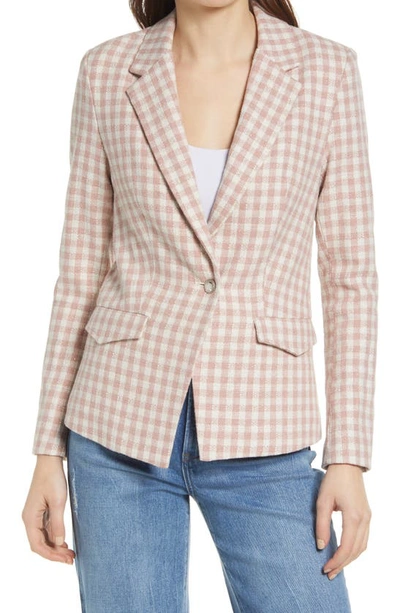 Blanknyc Check Blazer In Quick Thrills