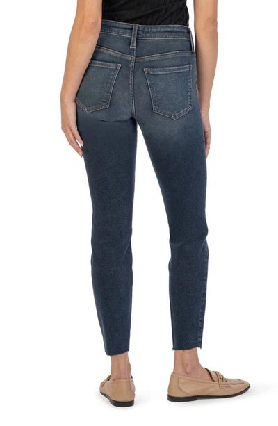 Shop Kut From The Kloth Charlize High Waist Raw Hem Cigarette Jean In Utmost
