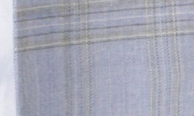 Shop Tailorbyrd Modern Fit Plaid Mélange Sport Coat In Peri Blue