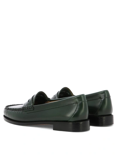 Shop Gh Bass G.h. Bass "weejuns Penny" Loafers In Green