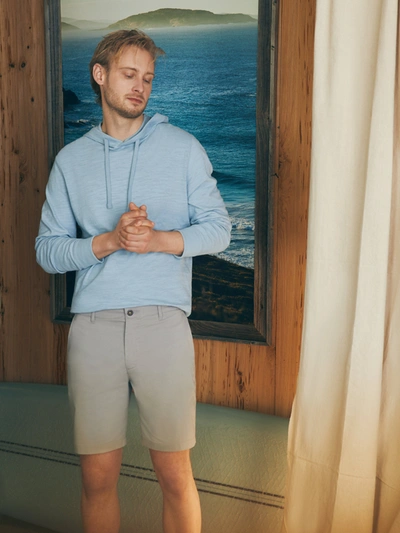 Faherty Regular Fit 9 Inch Shorts In Fossil