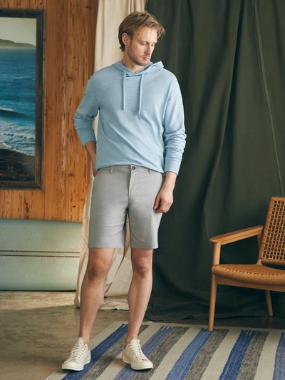 Faherty Regular Fit 9 Inch Shorts In Fossil