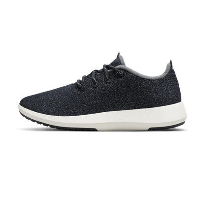 Shop Allbirds Women's Wool Runner Mizzles In Dark Grey