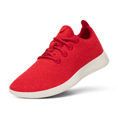 Shop Allbirds Women's Merino Wool Sneakers In Bloom Red