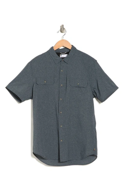 Shop Union Aero Short Sleeve Tech Shirt In Melange Ol