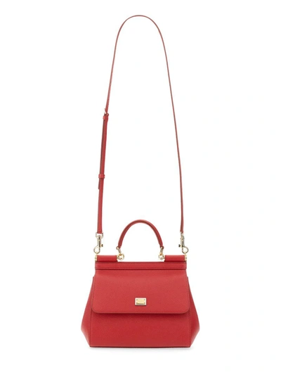 Shop Dolce & Gabbana Bag "sicily" In Red