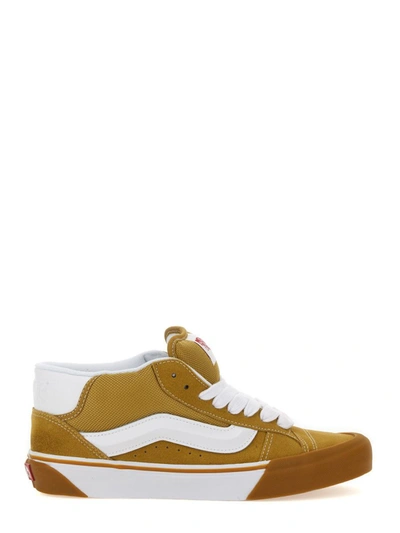 Shop Vans "knu Mid" Sneaker In Beige