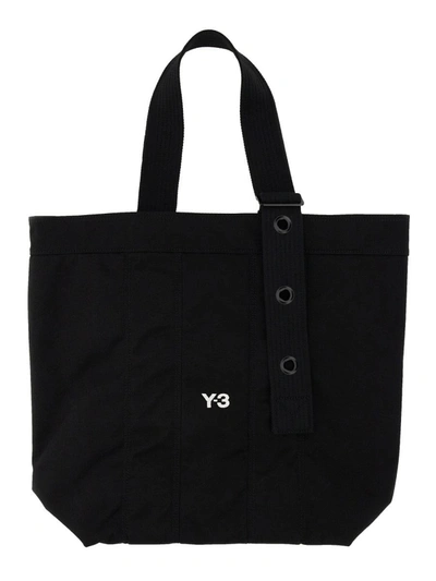 Shop Y-3 Adidas  Tote Bag In Black