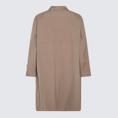 Shop Baracuta Beige Coat In Brown