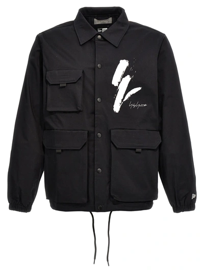Shop Yohji Yamamoto Ne Field Coach Casual Jackets, Parka In Black