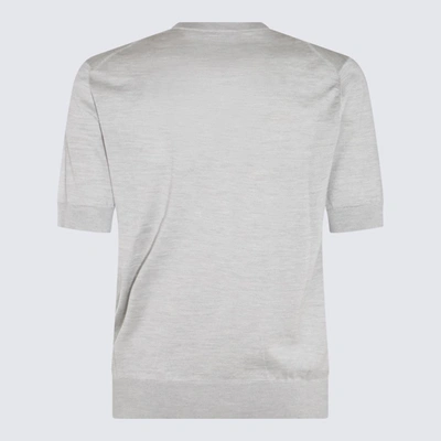 Shop Dolce & Gabbana Light Grey Cotton T-shirt