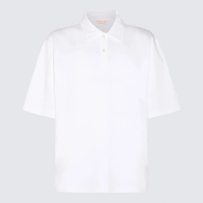 Shop Marni T-shirt E Polo Lily White