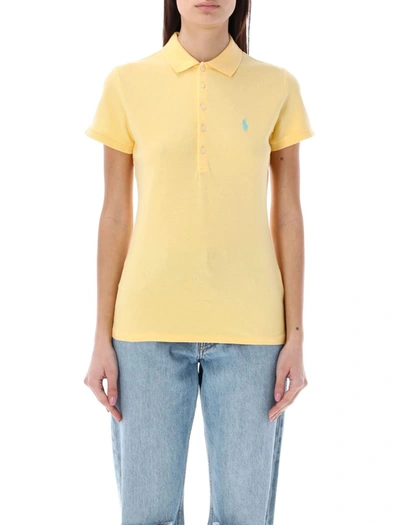 Shop Polo Ralph Lauren Classic Polo Shirt In Corn Yellow