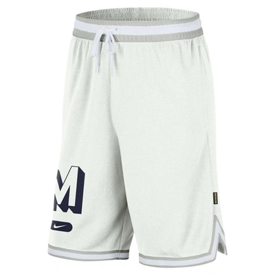 Shop Nike White Michigan Wolverines Dna 3.0 Performance Shorts