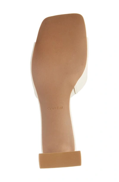 Open Edit Jaydin Slide Sandal In Ivory Egret