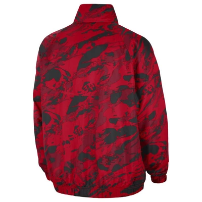 Shop Nike Scarlet Ohio State Buckeyes Anorak Half-zip Jacket