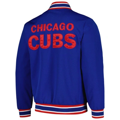 Shop Starter Royal Chicago Cubs Secret Weapon Full-snap Jacket